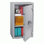 ARMOIRE FORTE DOUBLE PAROI IGNIFUGÉE HARTMANN 370 LITRES SERRURE À CLÉ