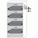 ARMOIRE SÉCURITÉ S-PHOENIX-90 S90.196.090.FWAS GRIS CLAIR - ASECOS