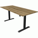 BUREAU RÈGLABLE MOVE1FONCTION MÉMOIREANTRL180XP80CMCHÊNE - KERKMANN