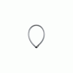 CÂBLE ANTIVOL 55CM FINITION GRIS ARGENT - ABUS - 1100/55 S GRIS