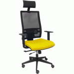 CHAISE DE BUREAU HORNA ACCOUDOIRS RÈGLABLES - JAUNE - PIQUERAS Y CRESPO
