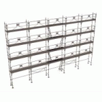 ÉCHAFAUDAGE FAÇADIER DUO-45+ - LOT 160 M2