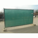 FILET POUR BARRIÈRE DE CHANTIER VERT - 90G/M² - 1,80 M X 10 ML JET7GARDEN