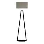 HERZBLUT BI BOB LAMPE SUR PIED, CHÊNE CENDRÉ CHARBON/TAUPE