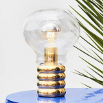 INGO MAURER BULB BRASS LAMPE À POSER LED LAITON