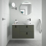 MEUBLE DE SALLE DE BAIN UNIIQ 1200 GAUCHE CASTANO - SALGAR 24675