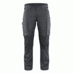 PANTALON DE TRAVAIL SERVICES STRETCH FEMME GRIS FONCÉ/NOIR TAILLE 52 - BLAKLADER