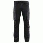 PANTALON DE TRAVAIL SERVICES STRETCH NOIR TAILLE 58C - BLAKLADER