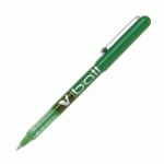 STYLO ROLLER PILOT V-BALL 05 - POINTE METAL 0.3 MM - ENCRE LIQUIDE VERTE