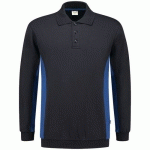 SWEAT COL POLO BICOLOR 302003 NAVY-ROYALBLUE 5XL - TRICORP WORKWEAR
