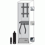 ARMOIRE GULTIMATE90-1X50L-STANDARD-598-DROITE-GRIS - ASECOS