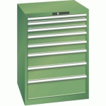 ARMOIRE VERT 717X725X1000 AVEC 8 TIR. 200KG _ 14.508.030 - LISTA