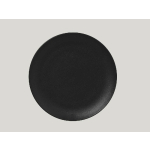 ASSIETTE PLATE ROND NOIR VOLCANO PORCELAINE Ø 21 CM NEO FUSION RAK