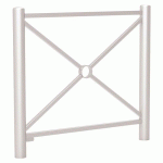 BARRIÈRE CARREFOUR 1.07 M - ZINC GRIS 7044 - PROCITY