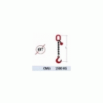 ELINGUE CHAINE 1 BRIN - CROCHET FONDERIE - CMU 1500KG (CLASSE 80)