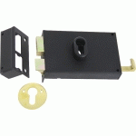 SERRURE MONOPOINT EN APPLIQUE À PROFILÉ EUROPÉEN HORIZONTALE TIRAGE GAUCHE - JPM - 124500-01-2Y