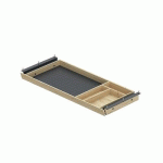 TIROIR COMPLET EN BAMBOU STEELFORCE - FIXATION SOUS PLATEAU DE BUREAU HETTICH