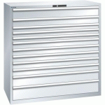 ARMOIRE GRIS CLAIR 1431X725X1450 AVEC 12 TIR. 200KG - LISTA