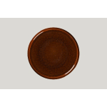 ASSIETTE COUPE PLATE ROND CUIVRE PORCELAINE Ø 28 CM RAKSTONE EASE