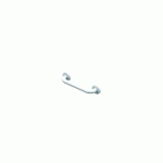 BARRE D’APPUI EN ACIER INOXYDABLE RECOUVERT D’EPOXY DROITE 450MM - AKW - 01241WH