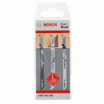 PACK DE 15 LAMES DE SCIE SAUTEUSE POUR LE BOIS - BOSCH - 2607011436