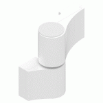 PAUMELLE EN APPLIQUE À 2 LAMES DIAM POUR PORTE D