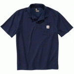 POLO MANCHES COURTES BLEU NAVY - TAILLE S - CONTRACTORS K570 CARHARTT