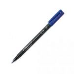 STAEDTLER FEUTRE POUR RÉTROPROJECTION POINTE FINE ENCRE PERMANENTE BLEUE LUMOCOLOR