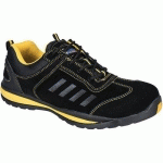 CHAUSSURE DE SÉCURITÉ BASSE LUSUM S1P HRO FW34 NOIR 41 - PORTWEST