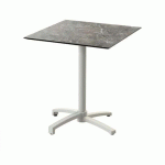 X CROSS TABLE DE BISTROT GALAXY MARBLE 70X70 CM - VEBA