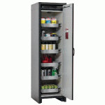 ARMOIRE SÉCURITÉ Q-CLASSIC-30 Q30.195.056.R GRIS/ROUGE - MANUTAN COLLECTIVITÉS