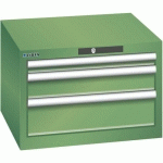 ARMOIRE VERT 564X572X383 AVEC 3 TIR. 75KG _ 78.469.030 - LISTA