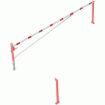 BARRIÈRE PIVOTANTE À BÉTONNER AVEC SERRURE -5500MM - SCHAKE