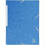 CHEMISE MAXI CAPACITY CARTE LUSTRÉE 425GM² A4 BLEU - EXACOMPTA