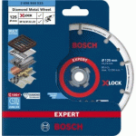 DISQUE À TRONÇONNER DIAMANT XLOCK EXPERT POUR LE MÉTAL DIAMÈTRE 125 MM BOSCH