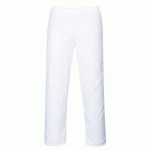 LOT DE 2 - PORTWEST 2208 PANTALON DE BOULANGER BLANC - TAILLE XXS - STANDARD