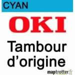 OKI - 44315107 - TAMBOUR - CYAN - PRODUIT D'ORIGINE - 20 000 PAGES
