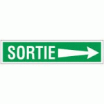 PANNEAU SORTIE FLÈCHE À DROITE