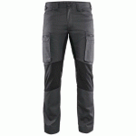 PANTALON DE TRAVAIL SERVICES STRETCH GRIS FONCÉ/NOIR TAILLE 44 - BLAKLADER
