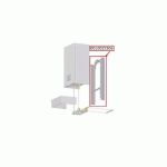 CADRE ÉCARTEUR POUR TUBULURES 70 MM PRÉMONTÉ POUR TUBE KIT TUBULURE EXPRESS - SAUNIER DUVAL - 0010025506