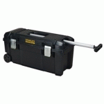STANLEY 1 BOITE À OUTILS ÉTANCHE POIGNÉE TÉLESCOPIQUE ET ROULETTES - 39 LITRES