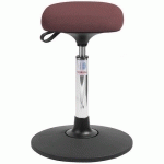 TABOURET SWAY TETRA - TISSU CURA - MEDIUM - ROUGE - GLOBAL PROFESSIONAL SEATING
