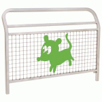 BARRIÈRE 1.50 SPÉCIALE ECOLE CONVIVIALE CHIEN ZINC GRIS 7044 - PROCITY
