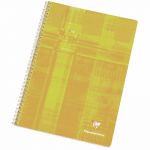 CLAIREFONTAINE CAHIER CLAIREFONTAINE - A4 - SPIRALES - 100 PAGES - 5X5 - 90 G/M2 - 21 X 29,7 CM (PRIX UNITAIRE)