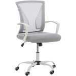 CLP - FAUTEUIL DE BUREAU TRACY BLANC GRIS CLAIR