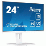 IIYAMA XUB2492HSU-W6 ÉCRAN PLAT DE PC 60,5 CM (23.8'') 1920 X 1080 PIXELS FULL HD LED BLANC
