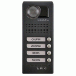 INTERPHONE VIDÉO VILLA 4 BOUTONS SAILLIE ANTHRACITE INTRATONE