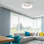 JUST LIGHT. PLAFONNIER LED VERTIGO, CCT, Ø 46,5 CM, BLANC