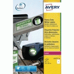 LOT DE 20 ÉTIQUETTES LASER 210X297MM - AVERY
