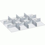 MATÉRIEL DE SUBDIVISION POUR TIROIRS 612X459X150MM - LISTA